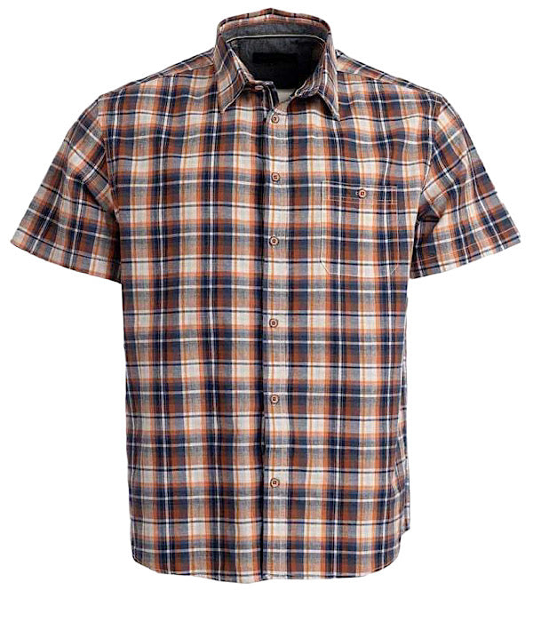 Roberto Jeans Solon ss shirt, 254 middle blue
