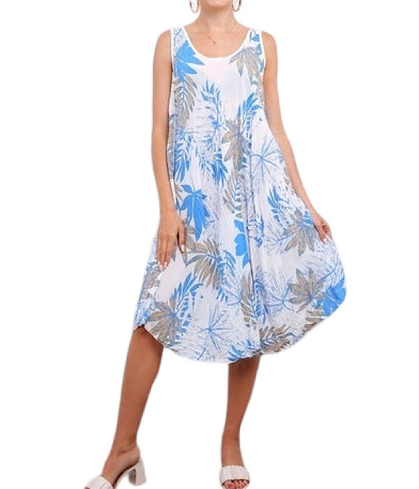 Anni dress, royal blue