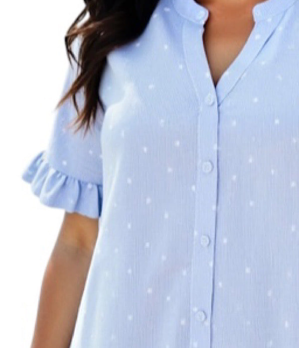 Cassiopeia Gemette tunic med korte ærmer