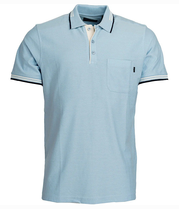 NIEBER kortærmet polo bluse