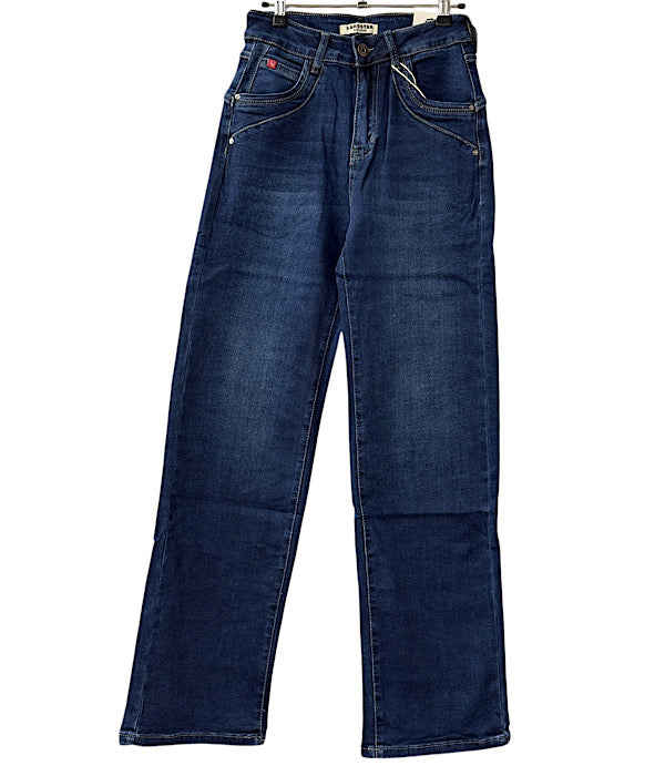 KAROSTAR 2621 jeans, mørk denim