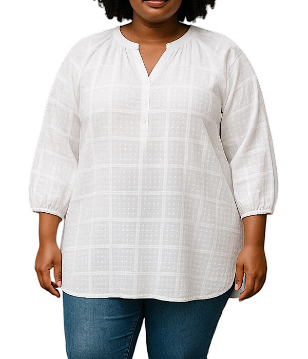 Cassiopeia Benteline bluse i off white