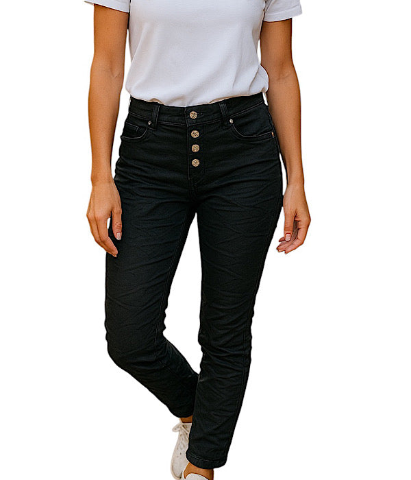 KAROSTAR 2799 jeans i sort