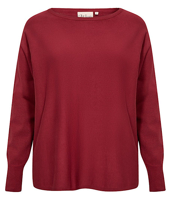 Wasabi Samanda 1 Pullover, 4780 vinrød