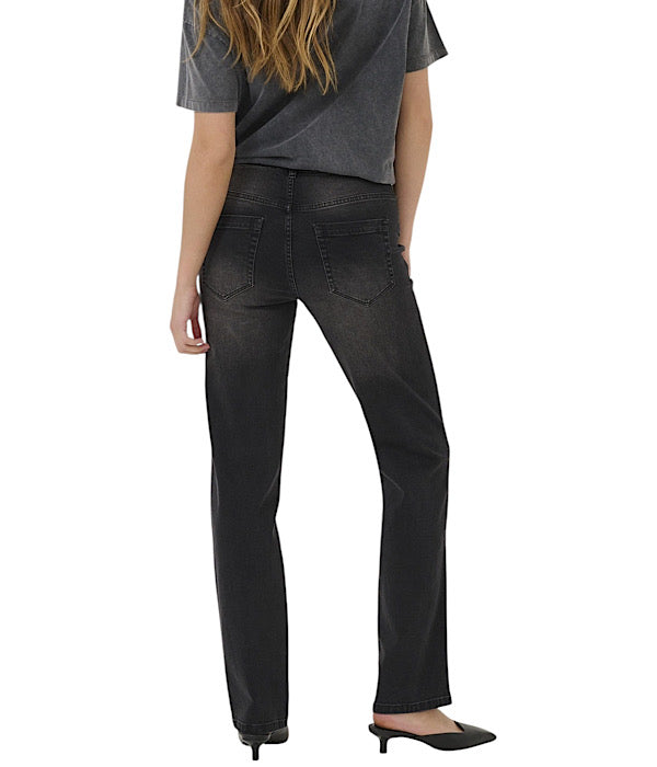 KAFFE Maris denim jeans, mørk grå