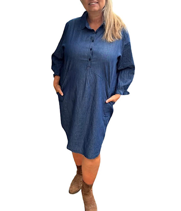 9683 Denim kjole