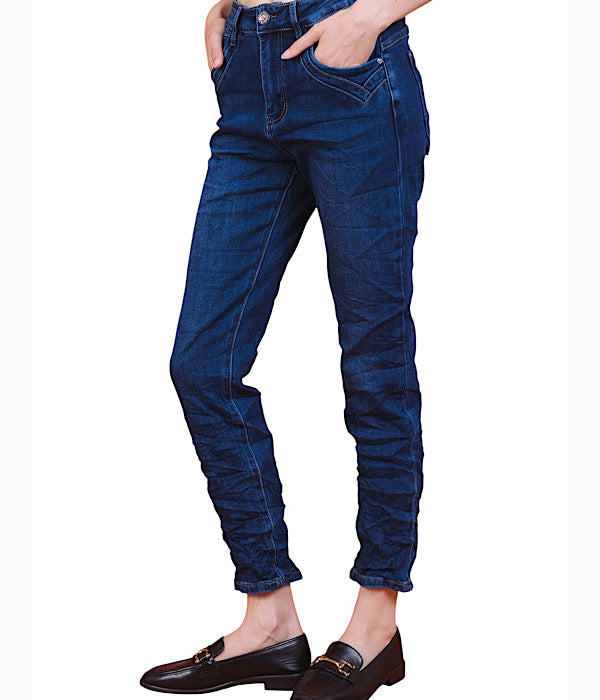 KAROSTAR 2834 denim buks, mørk blå