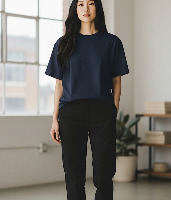 MXO 31530 T-shirt i mørk blå