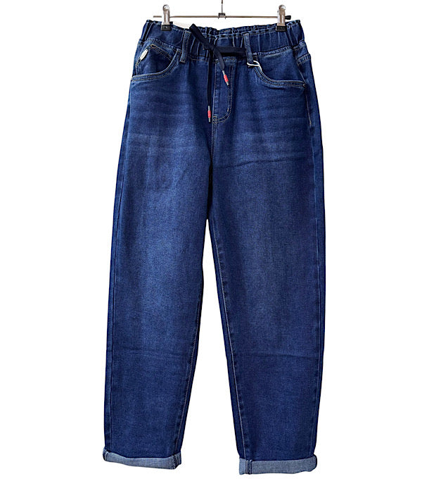 KAROSTAR 2827 jeans med elastik i taljen