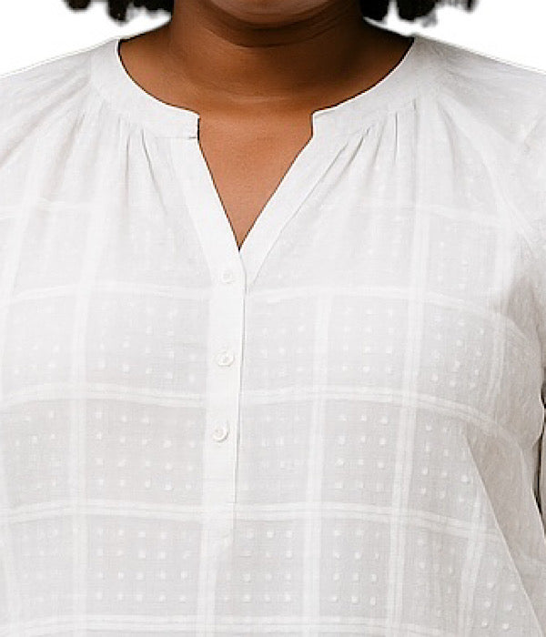 Cassiopeia Benteline bluse i off white