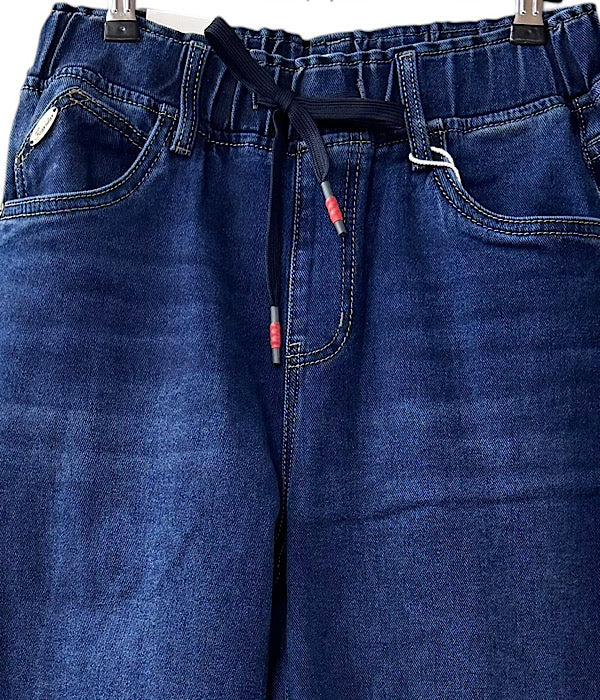 KAROSTAR 2827 jeans med elastik i taljen