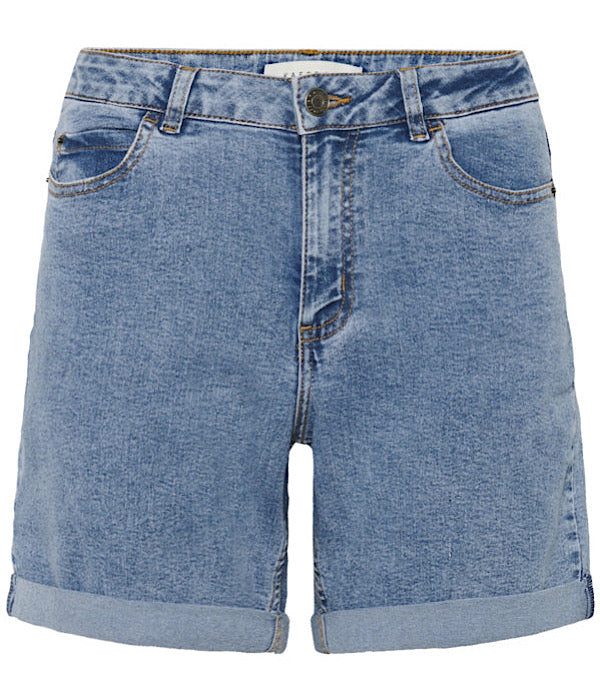 KAFFE KAVilma denim shorts i lys blå