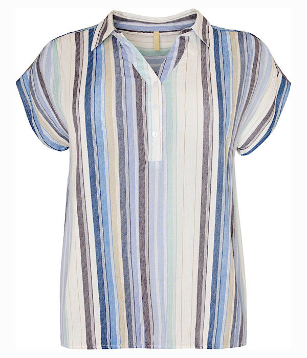 Cassiopeia Mimille bluse med striber