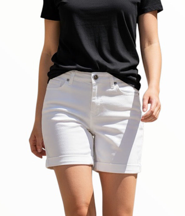 KAFFE Zelina shorts i hvid