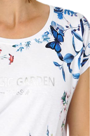 71512 T-shirt med sommerfugle