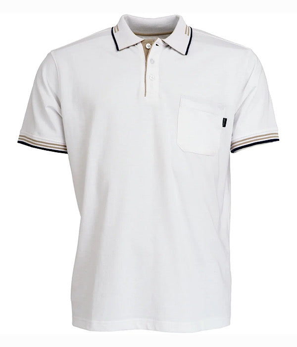 NIEBER kortærmet polo bluse