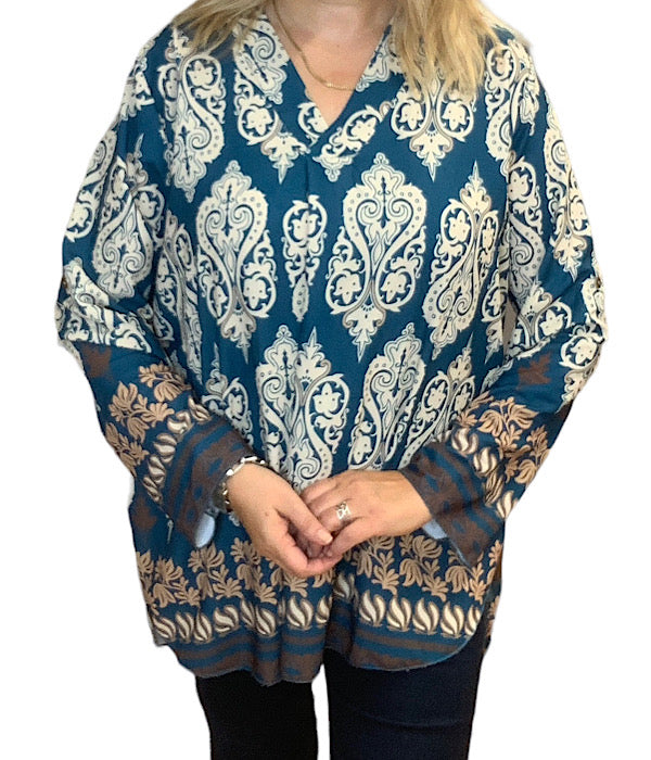 Mille tunic, blue