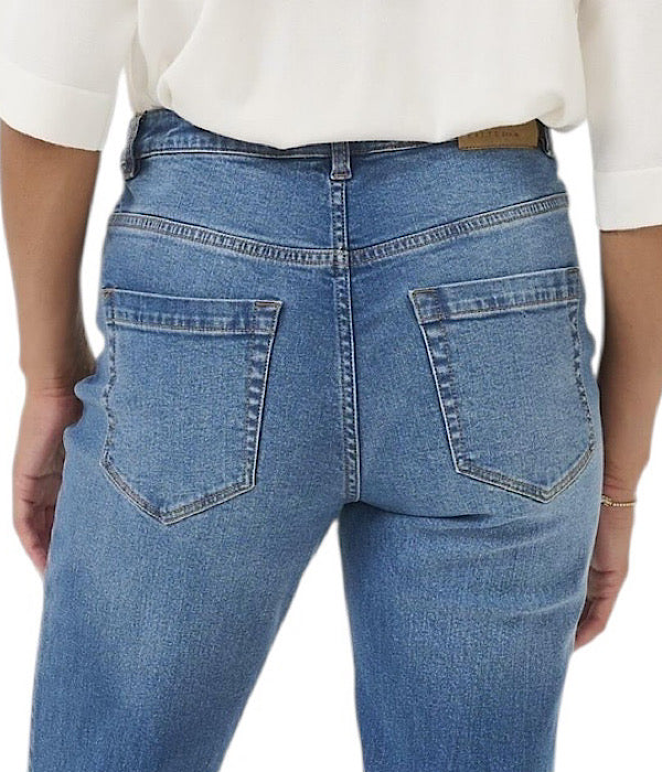KAFFE Maris denim jeans, medium blå