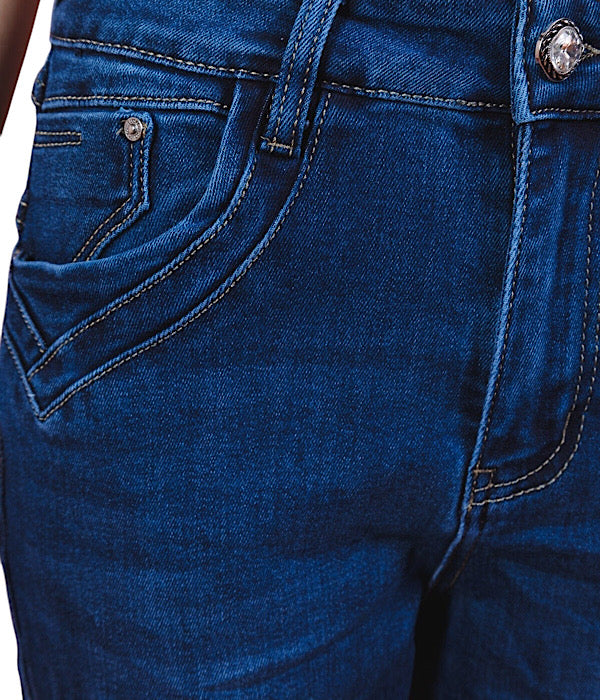 KAROSTAR 2834 denim buks, mørk blå
