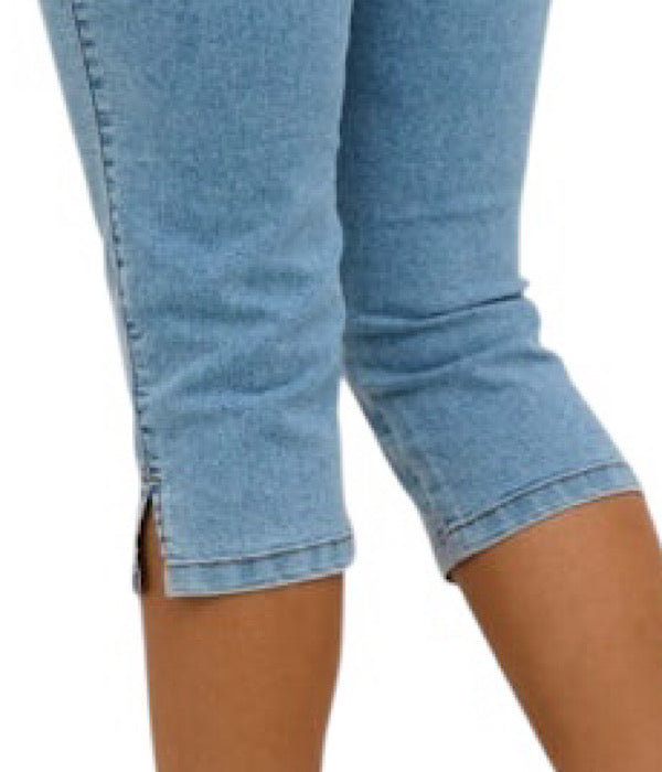 KAVicky capri jeans, lys blå denim