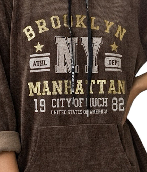 9960 Brooklyn bluse, brun