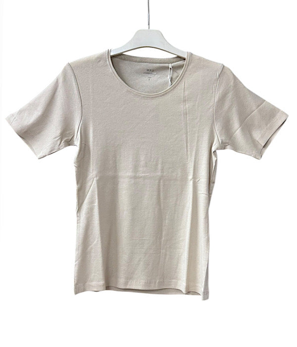 71530 Basic ensfarvet t-shirt