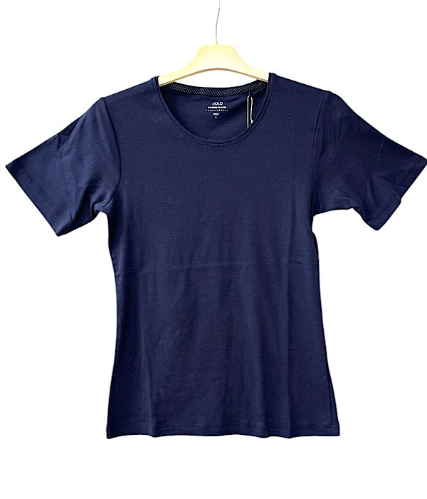 71530 Basic ensfarvet t-shirt