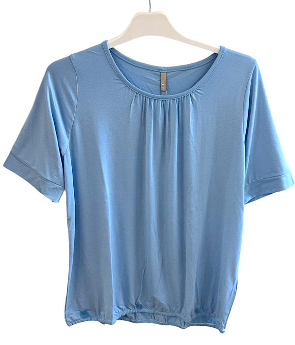 Ofelia zoey bluse med korte ærmer