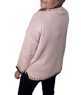 Kontrast 7715 sweater, rosa