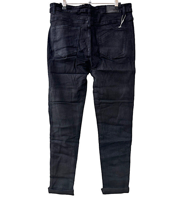 6138 B.S. jeans denim, black