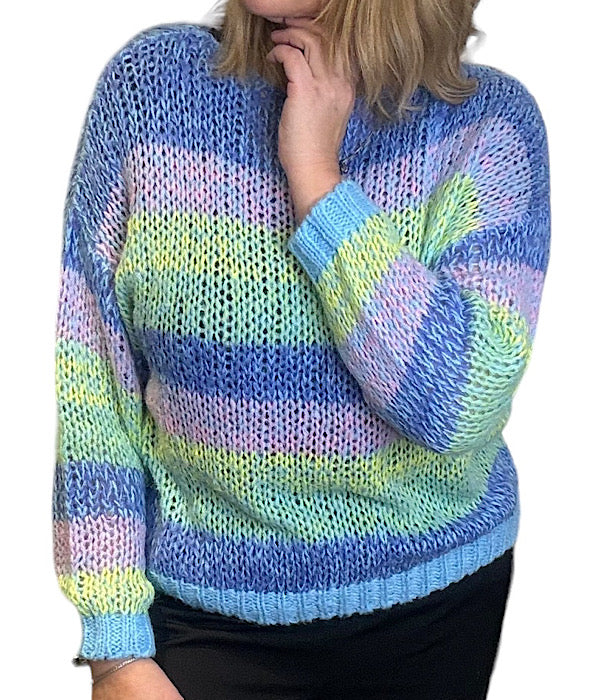 9383 knit plus, multi combi