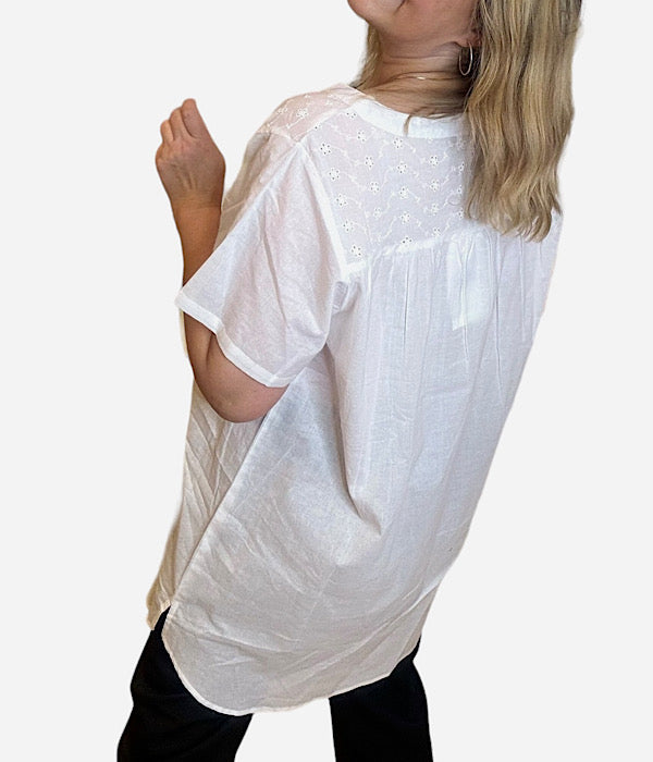 9405 ba blouse plus, white