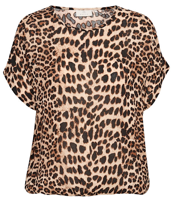 Amber blouse, leopard