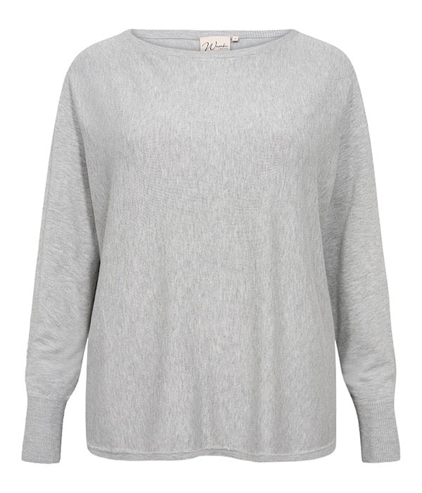 Samanda 1 pullover, light gray melange