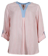 Simine blouse, pink combi
