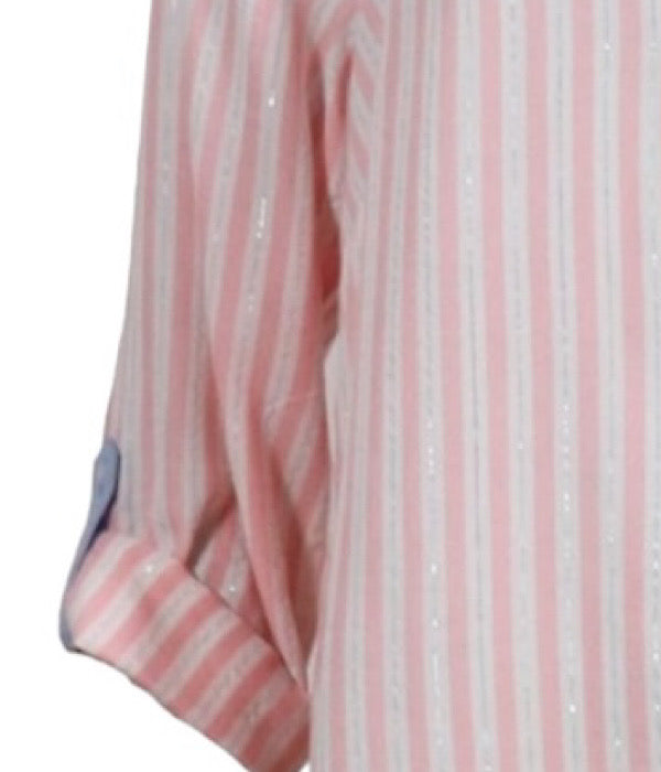 Simine blouse, pink combi