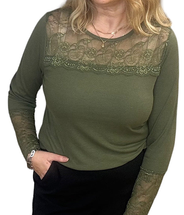 Emilie blouse, ivy green