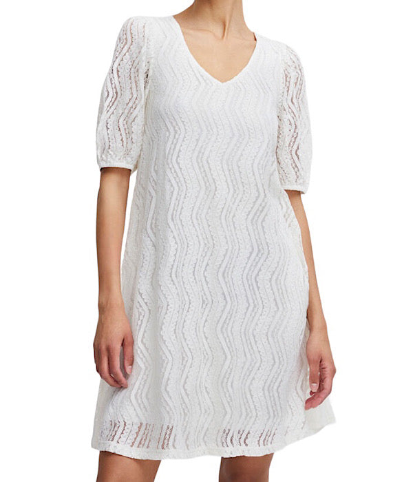 Ulea v-dress, off white