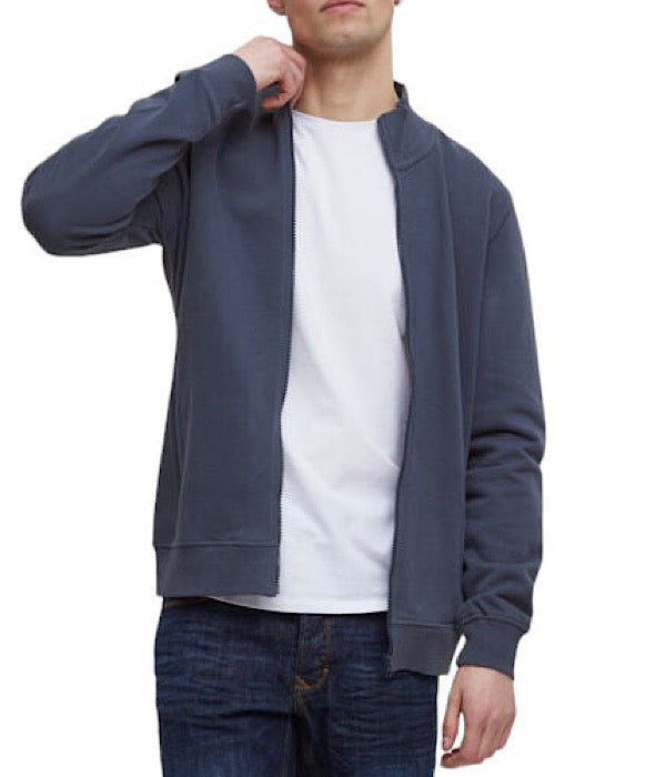 Avebury zipper sweatshirt, dress blues