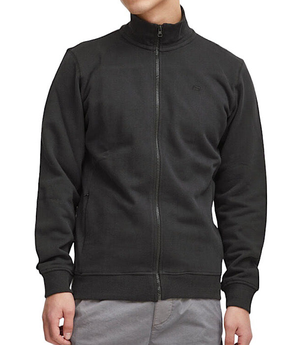 Avebury zipper sweatshirt, black