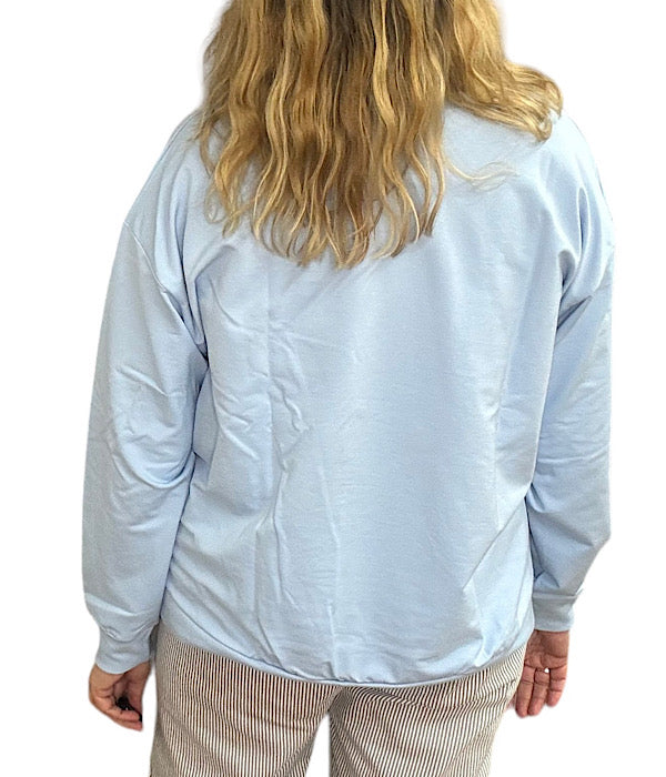 Sabine sweatshirt, light blue
