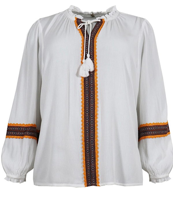 Favorine blouse, off white combi