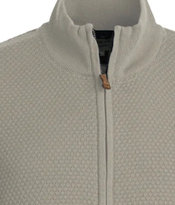 Kasper pullover/90058 zipper, khaki