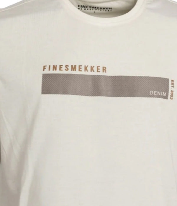 Flami logo t-shirt ss, off white