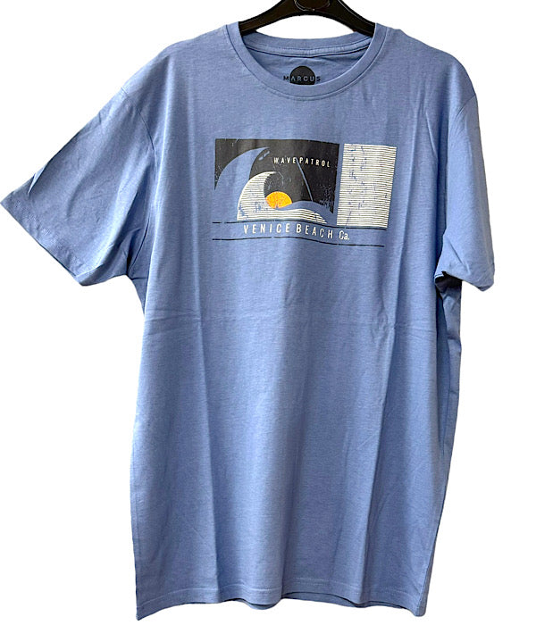 Thoren t-shirt, 7046 sea blue