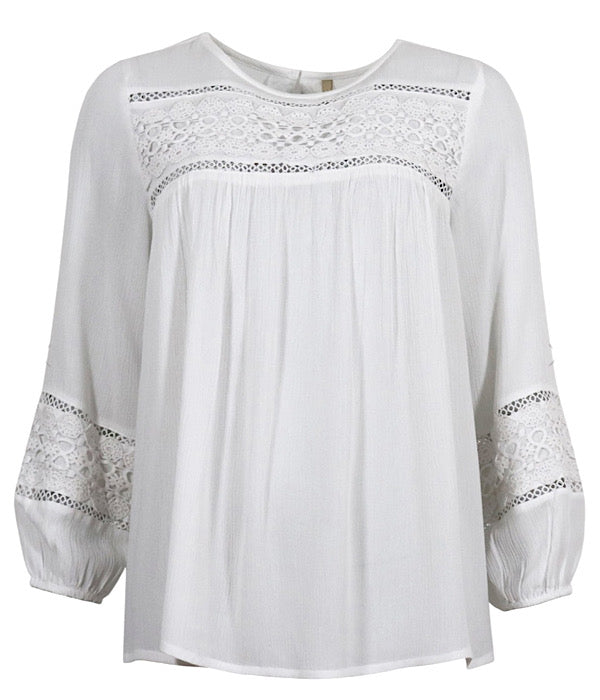Sera blouse, off white