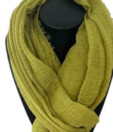 VJ050 scarf, lime 118