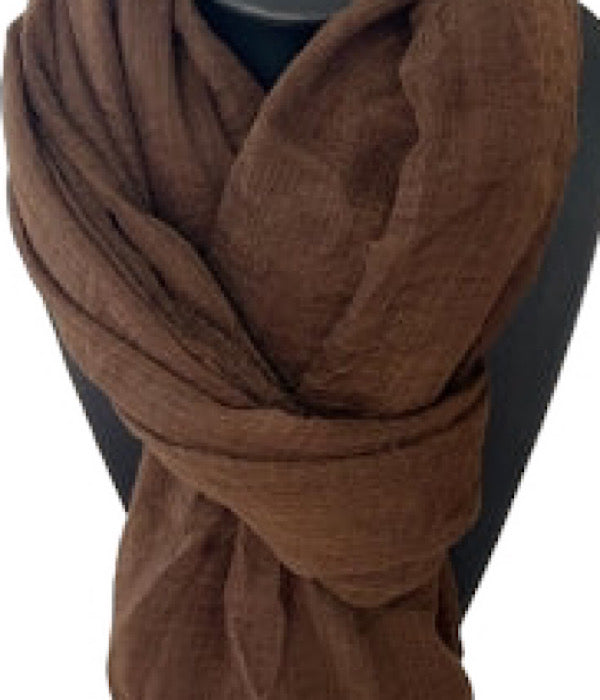 VJ050 scarf, brown 37