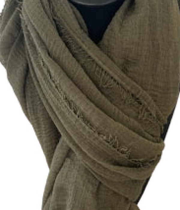 VJ050 scarf, khaki 43
