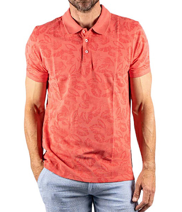 Bastian ss polo, 4071 pink coral